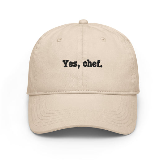 Yes, chef. Champion dad hat