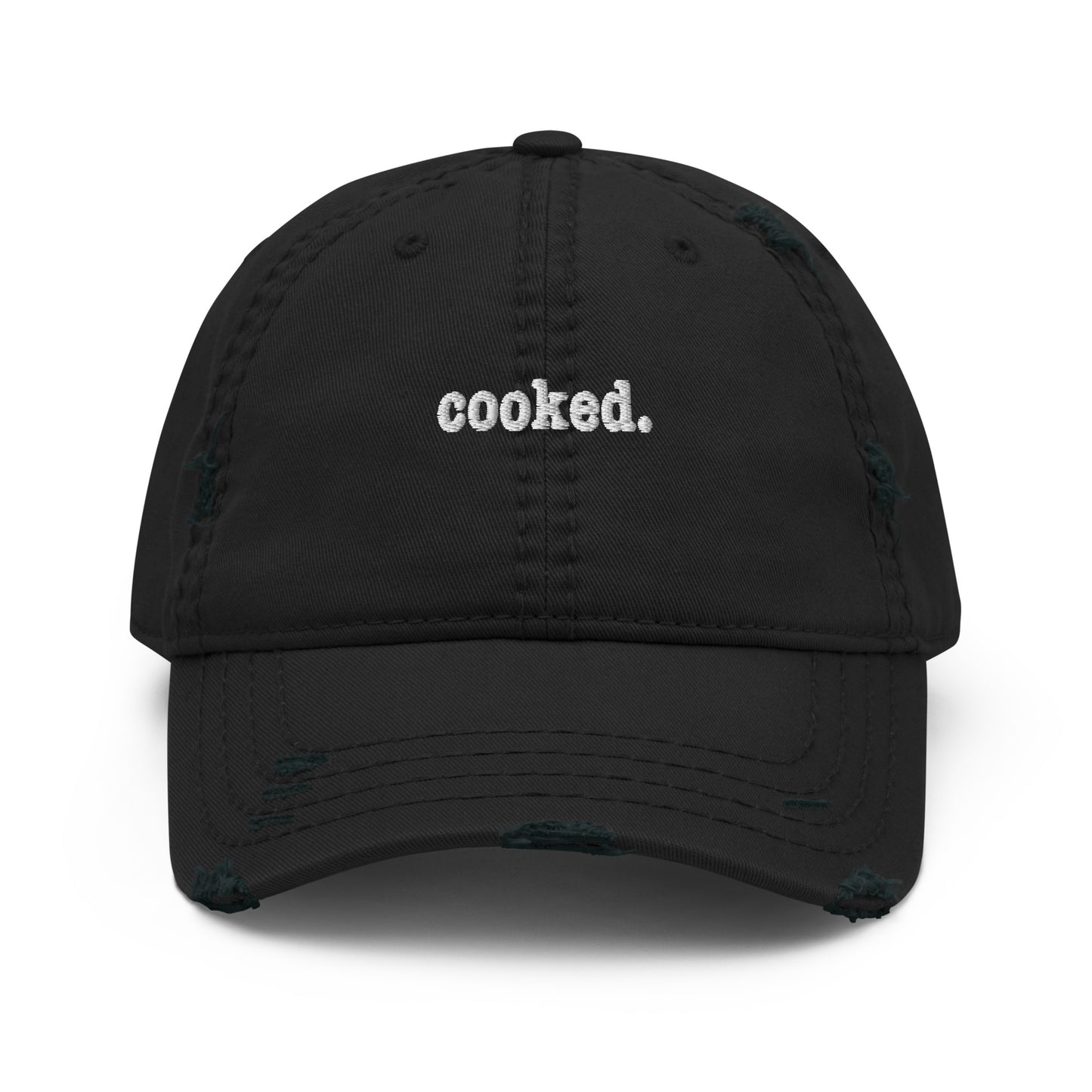 cooked Distressed Dad Hat