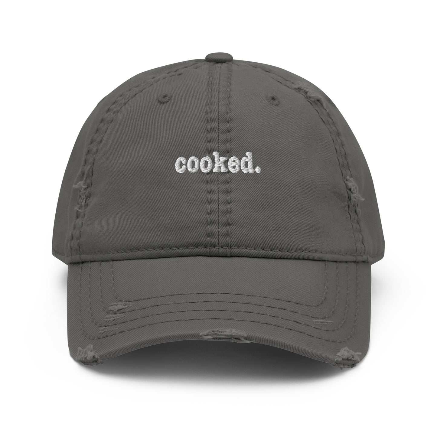 cooked Distressed Dad Hat