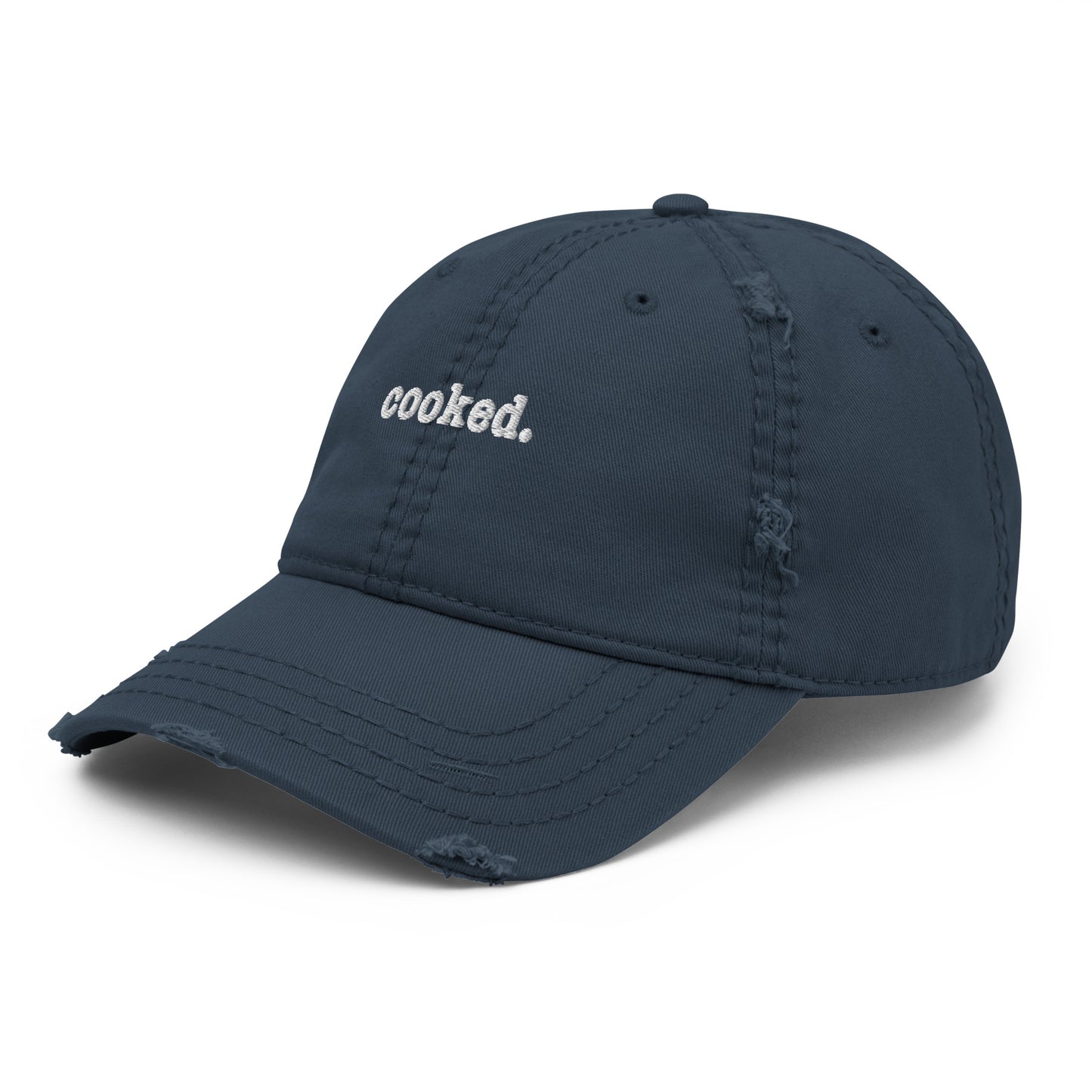 cooked Distressed Dad Hat